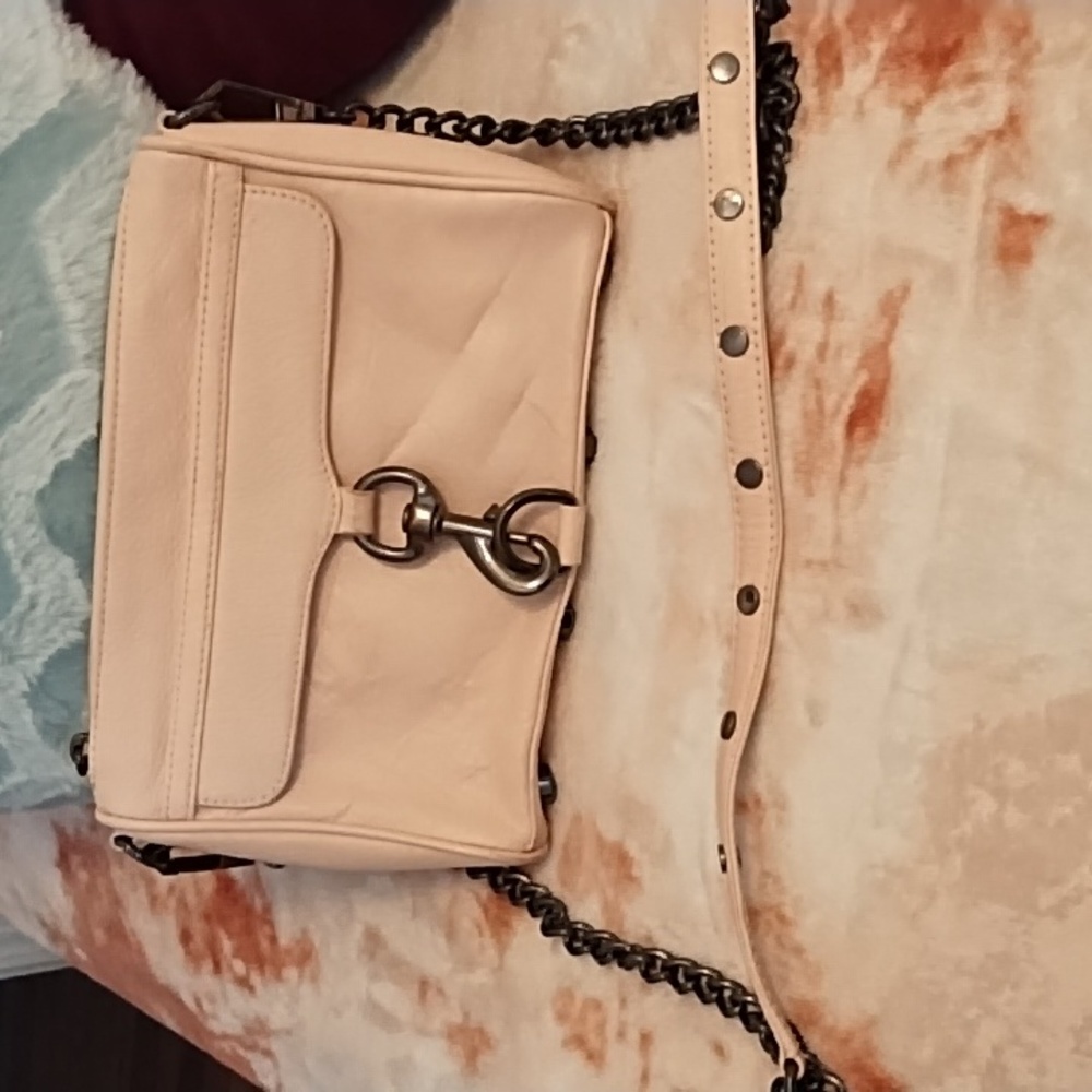 Rebecca Minkoff 🩷Pale Pink Gunmetal Crossbody